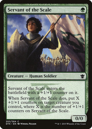 Servant of the Scale [Dragons of Tarkir] | Dumpster Cat Games