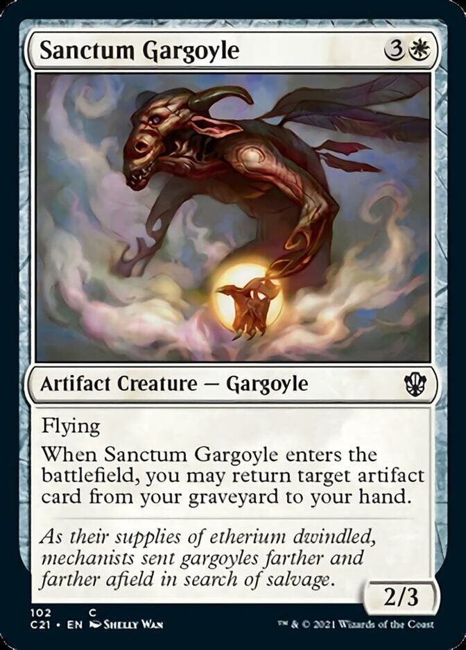 Sanctum Gargoyle [Commander 2021] | Dumpster Cat Games