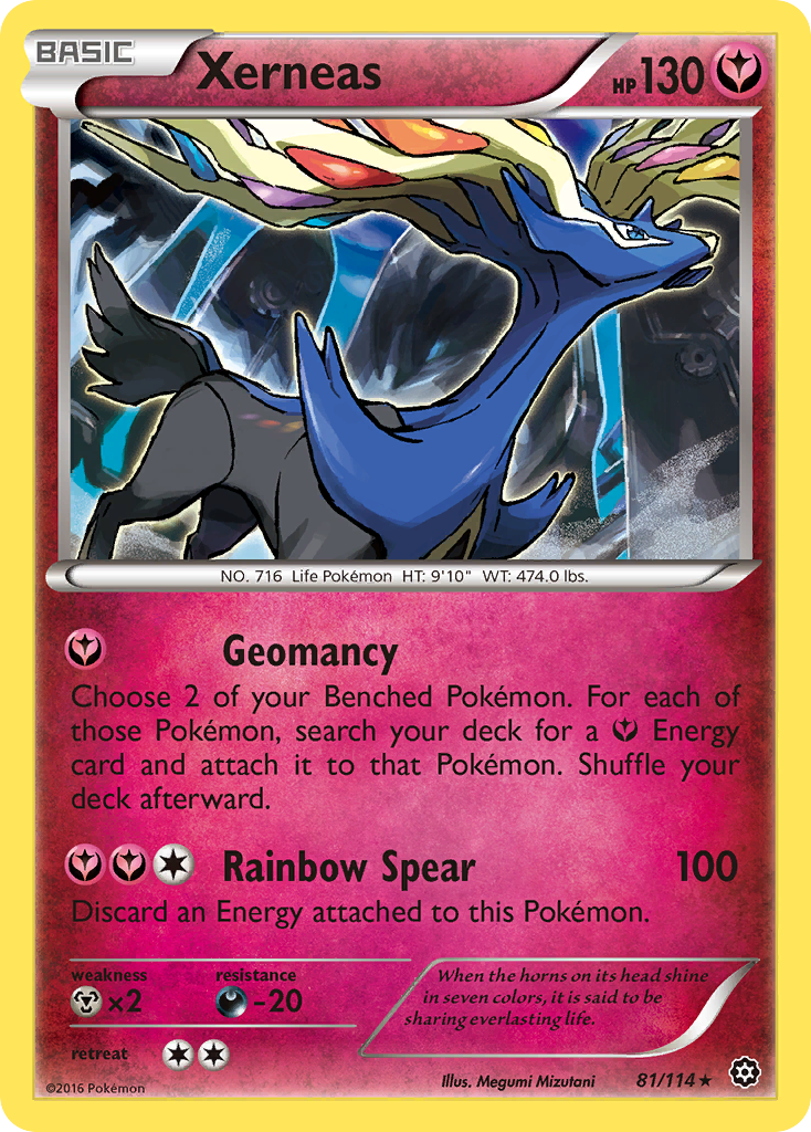 Xerneas (81/114) [XY: Steam Siege] | Dumpster Cat Games