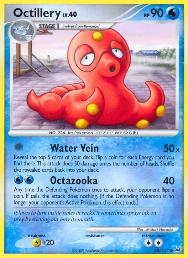 Octillery (58/127) [Platinum: Base Set] | Dumpster Cat Games