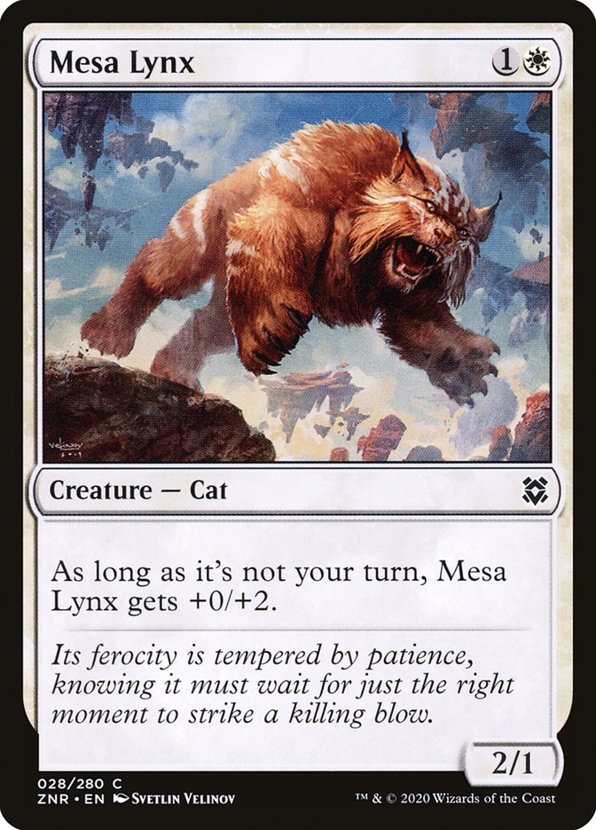 Mesa Lynx [Zendikar Rising] | Dumpster Cat Games