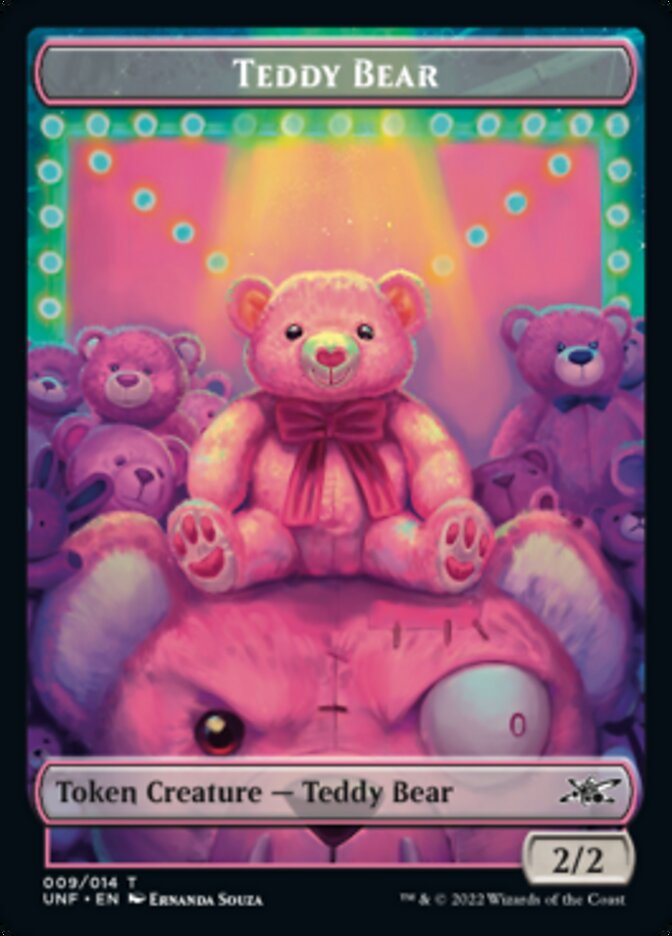 Teddy Bear Token [Unfinity Tokens] | Dumpster Cat Games