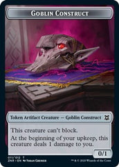 Satyr // Goblin Construct Double-sided Token [Challenger Decks 2021 Tokens] | Dumpster Cat Games