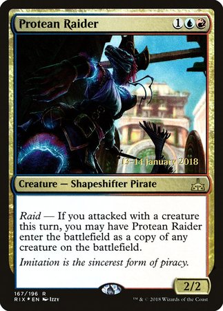 Protean Raider [Rivals of Ixalan Promos] | Dumpster Cat Games