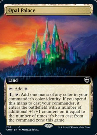 Opal Palace (Extended Art) [Commander Legends] | Dumpster Cat Games