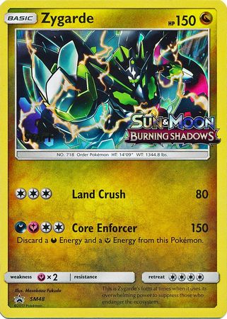 Zygarde (SM48) (Staff Prerelease Promo) [Sun & Moon: Black Star Promos] | Dumpster Cat Games