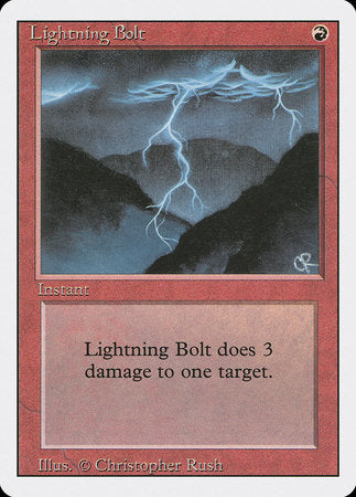 Lightning Bolt [Revised Edition] | Dumpster Cat Games