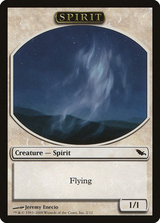 Spirit Token [Shadowmoor Tokens] | Dumpster Cat Games