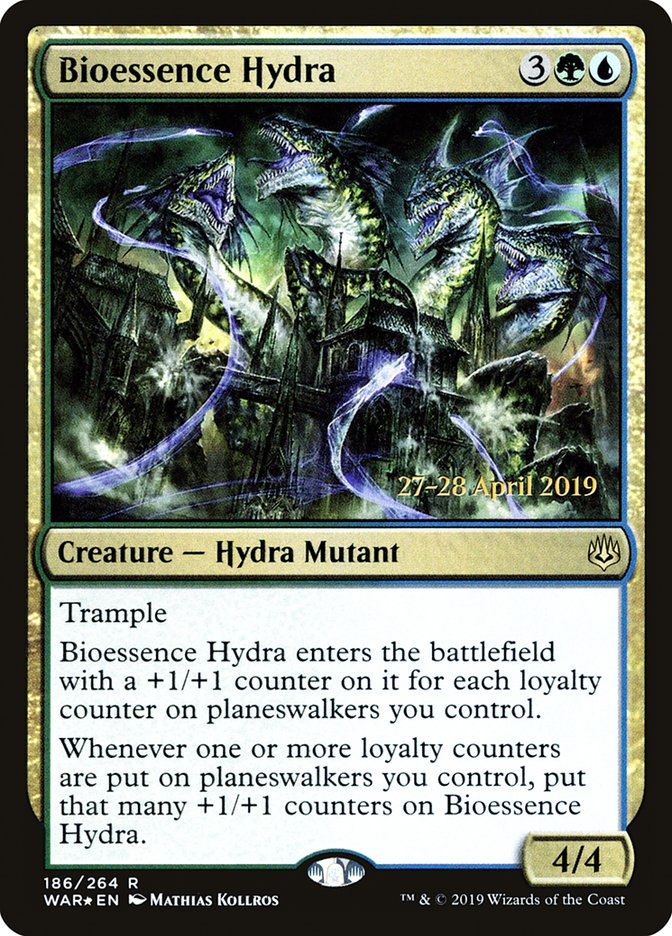 Bioessence Hydra  [War of the Spark Prerelease Promos] | Dumpster Cat Games