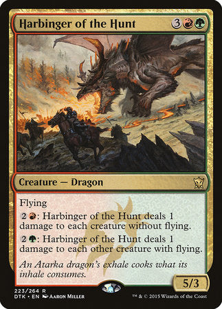 Harbinger of the Hunt [Dragons of Tarkir] | Dumpster Cat Games