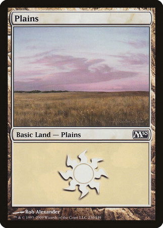 Plains (230) [Magic 2010] | Dumpster Cat Games