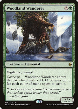 Woodland Wanderer [Battle for Zendikar] | Dumpster Cat Games