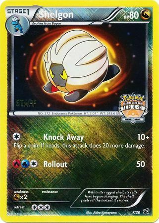 Shelgon (7/20) (Regional Championship Promo Staff) [Black & White: Dragon Vault] | Dumpster Cat Games