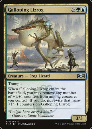 Galloping Lizrog [Ravnica Allegiance] | Dumpster Cat Games