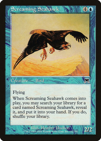 Screaming Seahawk [Onslaught] | Dumpster Cat Games