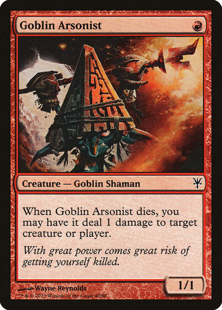 Goblin Arsonist [Duel Decks: Sorin vs. Tibalt] | Dumpster Cat Games