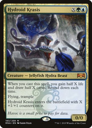 Hydroid Krasis [Ravnica Allegiance Promos] | Dumpster Cat Games