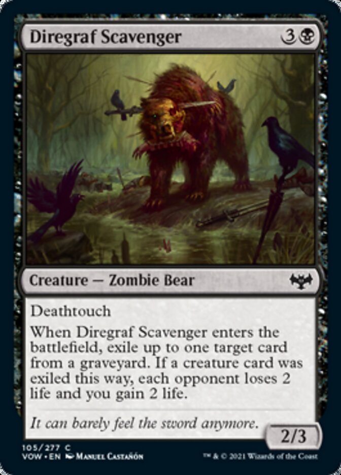 Diregraf Scavenger [Innistrad: Crimson Vow] | Dumpster Cat Games