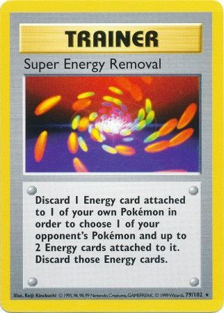 Super Energy Removal (79/102) [Base Set Shadowless Unlimited] | Dumpster Cat Games