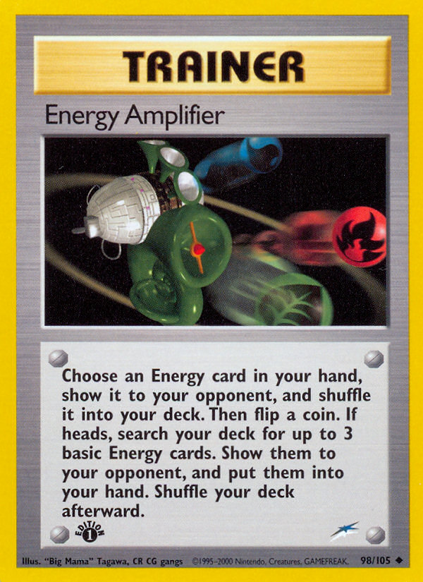 Energy Amplifier (98/105) [Neo Destiny 1st Edition] | Dumpster Cat Games