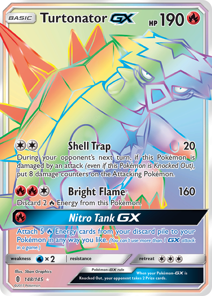 Turtonator GX (148/145) [Sun & Moon: Guardians Rising] | Dumpster Cat Games