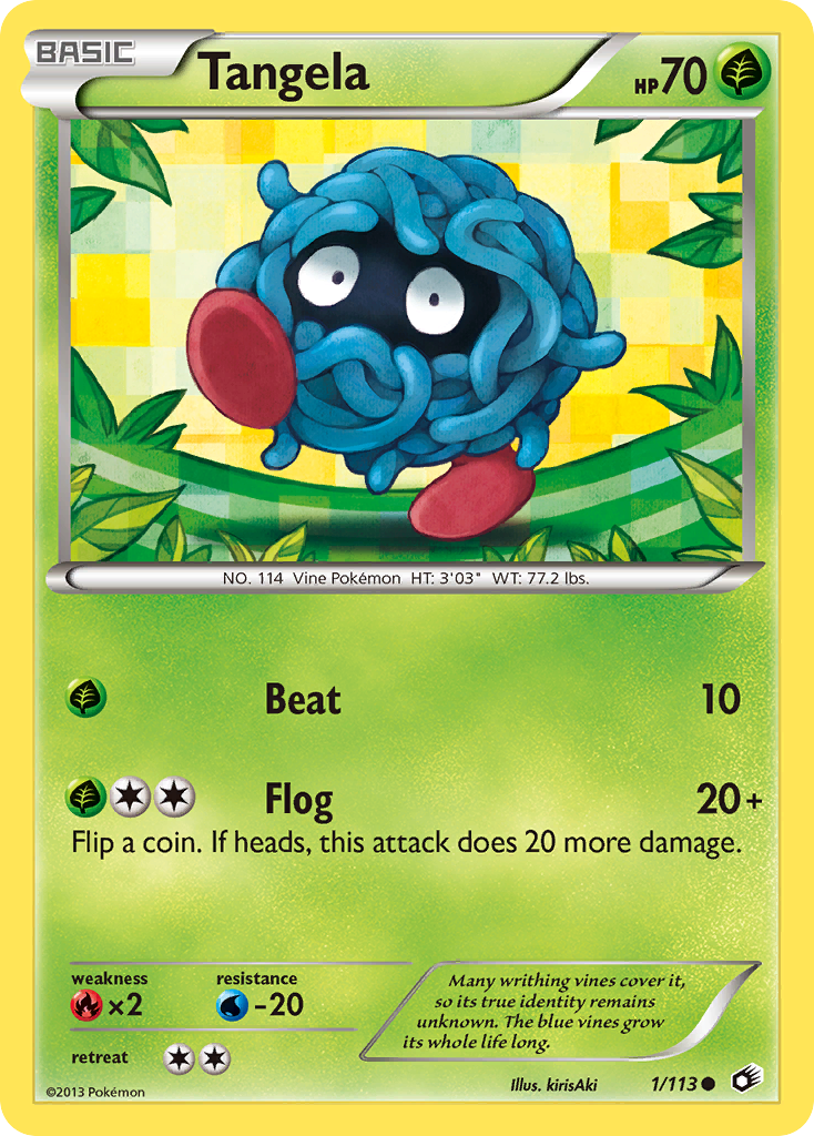 Tangela (1/113) [Black & White: Legendary Treasures] | Dumpster Cat Games