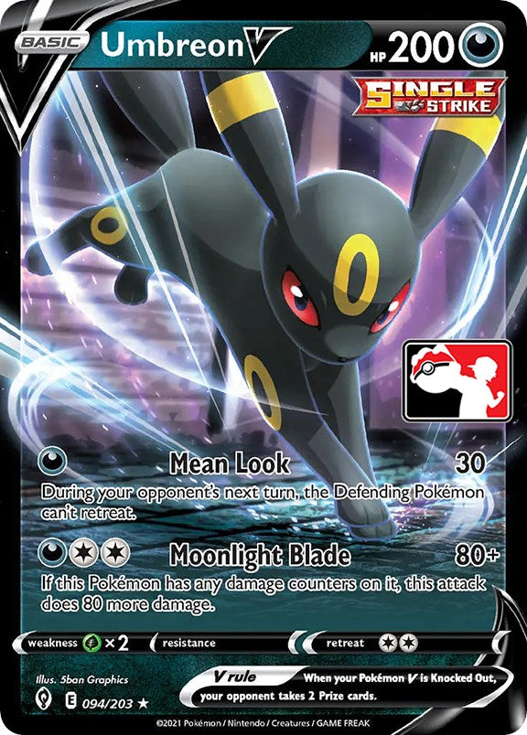 Umbreon V (094/203) [Prize Pack Series One] | Dumpster Cat Games