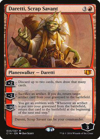 Daretti, Scrap Savant [Commander 2014] | Dumpster Cat Games