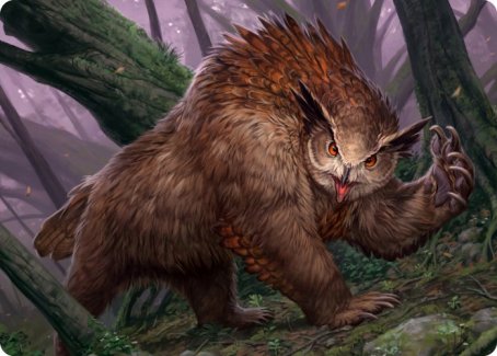 Owlbear Art Card [Dungeons & Dragons: Adventures in the Forgotten Realms Art Series] | Dumpster Cat Games