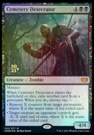 Cemetery Desecrator [Innistrad: Crimson Vow Prerelease Promos] | Dumpster Cat Games