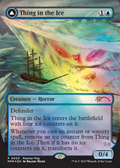 Thing in the Ice // Awoken Horror (Borderless Alternate Art) [Regional Championship Qualifiers 2023] | Dumpster Cat Games