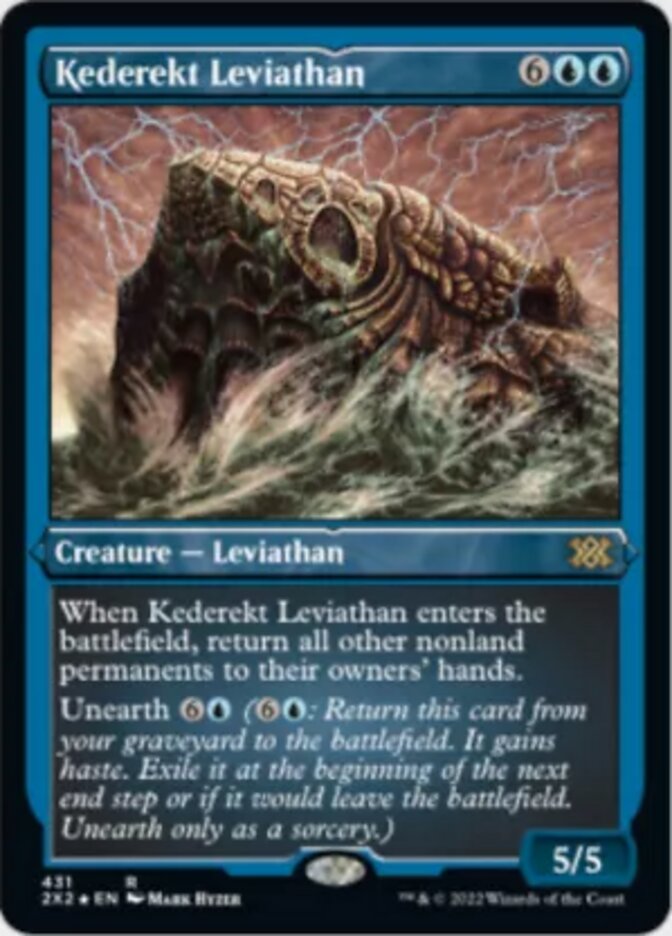 Kederekt Leviathan (Foil Etched) [Double Masters 2022] | Dumpster Cat Games