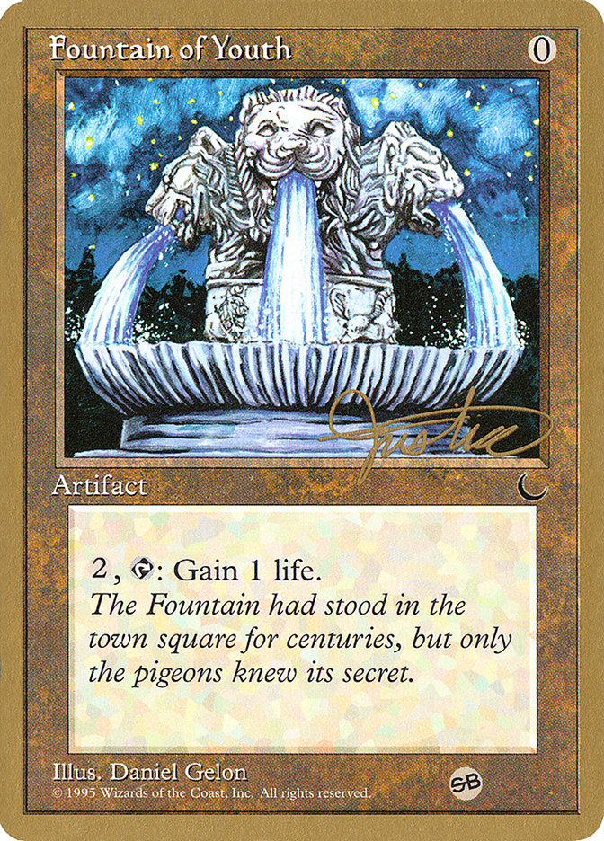 Fountain of Youth (Mark Justice) (SB) [Pro Tour Collector Set] | Dumpster Cat Games