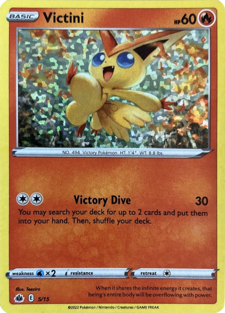 Victini (5/15) [McDonald's Promos: Match Battle] | Dumpster Cat Games