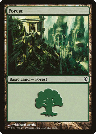 Forest (90) [Duel Decks: Izzet vs. Golgari] | Dumpster Cat Games