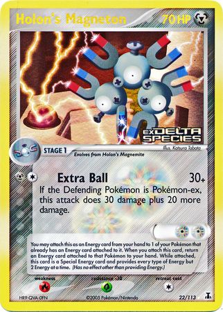 Holon's Magneton (22/113) (Stamped) [EX: Delta Species] | Dumpster Cat Games