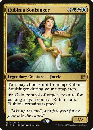 Rubinia Soulsinger [Commander Anthology] | Dumpster Cat Games