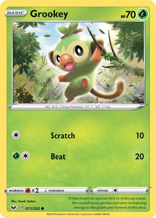 Grookey (011/202) (Premium Collection) [Sword & Shield: Base Set] | Dumpster Cat Games