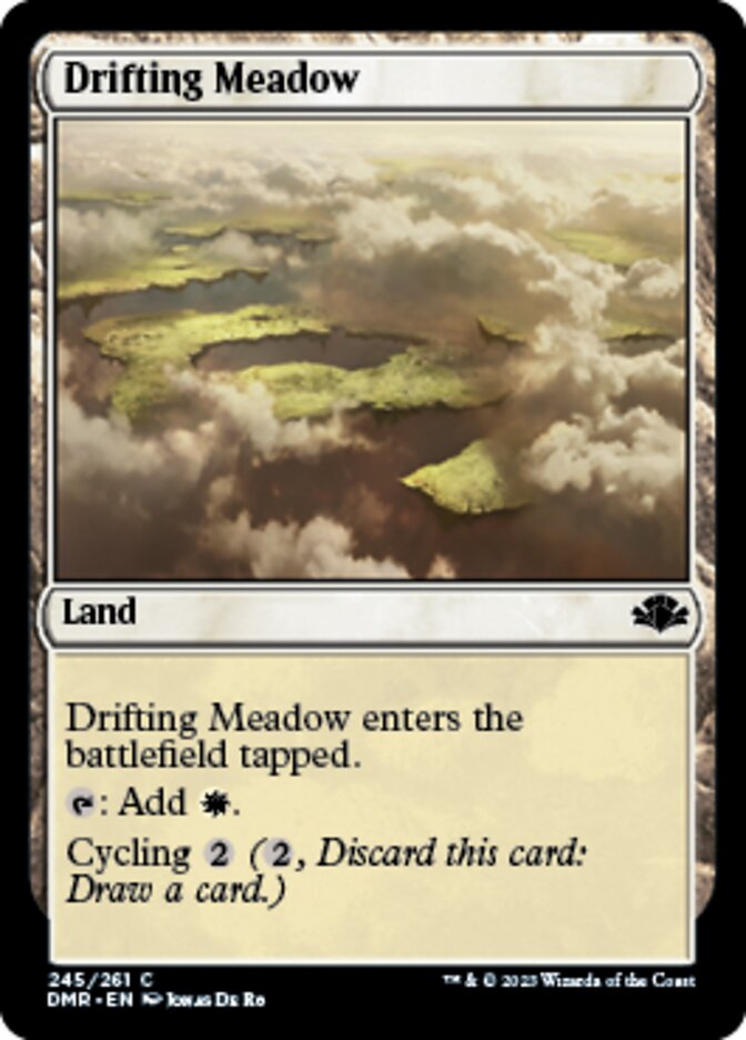 Drifting Meadow [Dominaria Remastered] | Dumpster Cat Games