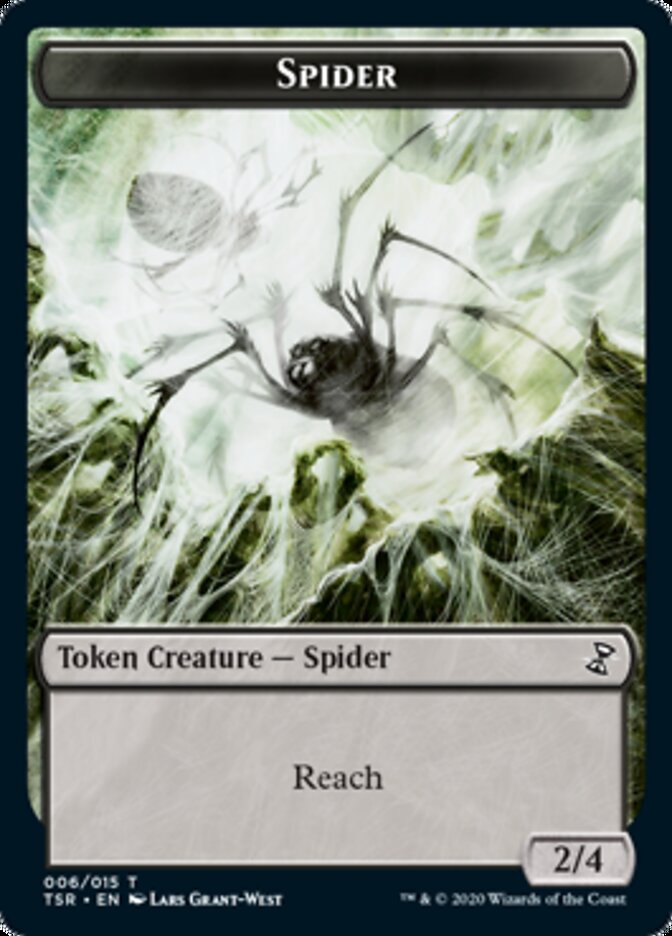 Spider Token [Time Spiral Remastered Tokens] | Dumpster Cat Games