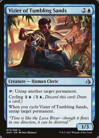 Vizier of Tumbling Sands [Amonkhet] | Dumpster Cat Games