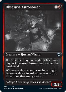 Obsessive Astronomer [Innistrad: Double Feature] | Dumpster Cat Games