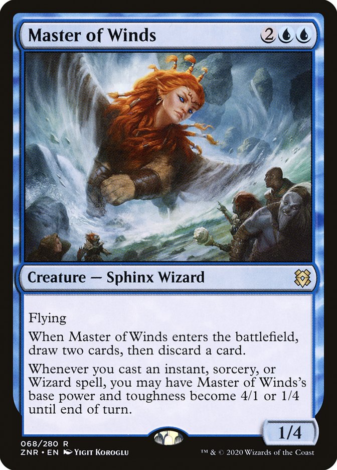 Master of Winds [Zendikar Rising] | Dumpster Cat Games