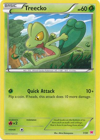 Treecko (7/30) [XY: Trainer Kit 2 - Latias] | Dumpster Cat Games