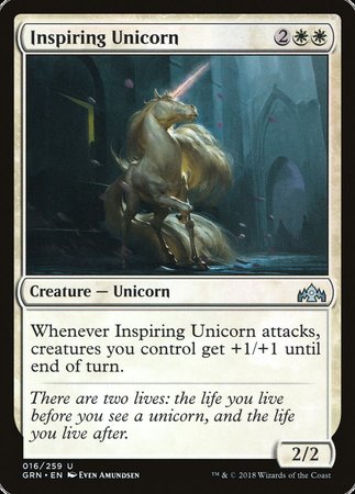 Inspiring Unicorn [Guilds of Ravnica] | Dumpster Cat Games