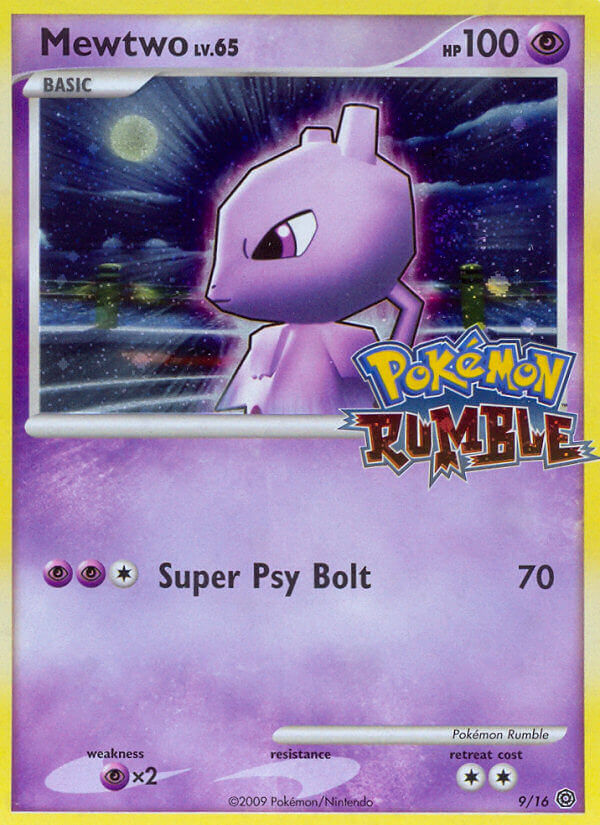 Mewtwo (9/16) [Pokémon Rumble] | Dumpster Cat Games