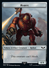 Astartes Warrior (001) // Robot Double-sided Token [Universes Beyond: Warhammer 40,000 Tokens] | Dumpster Cat Games