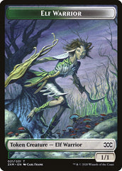 Elf Warrior Token [Double Masters] | Dumpster Cat Games