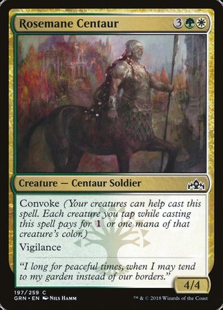 Rosemane Centaur [Guilds of Ravnica] | Dumpster Cat Games