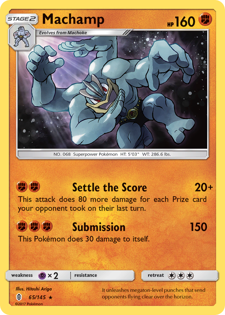 Machamp (65/145) [Sun & Moon: Guardians Rising] | Dumpster Cat Games